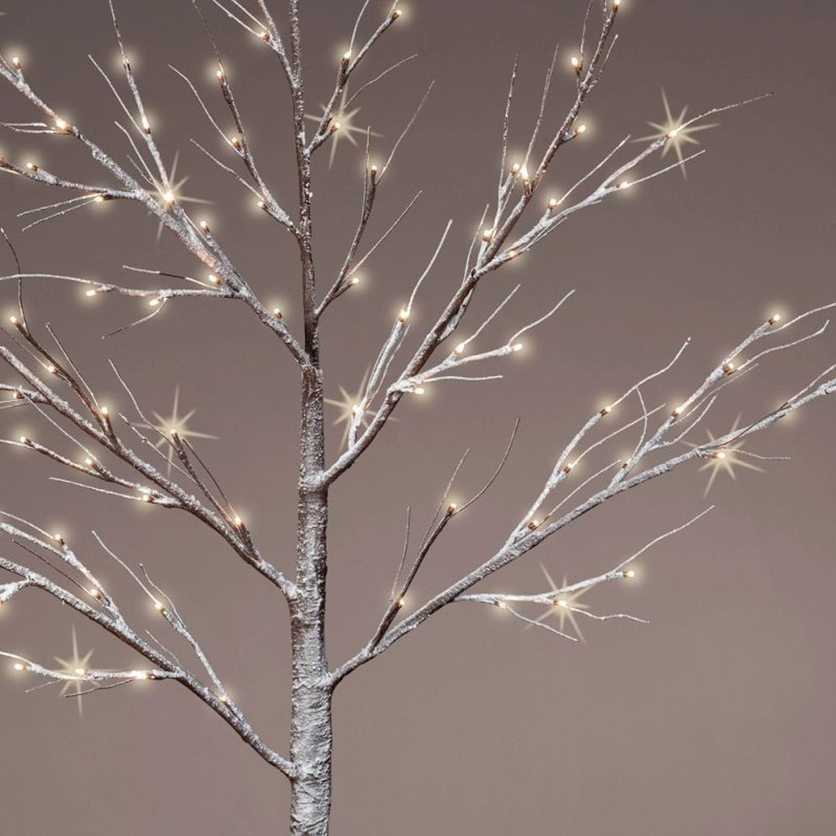 6FT Light Up Snowy Twig Tree Kaemingk - Warm White | LT2 - Mini & LED ...