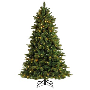 7FT Chatsworth Spruce Pre-lit Kaemingk Everlands Artificial Christmas Tree | AT19