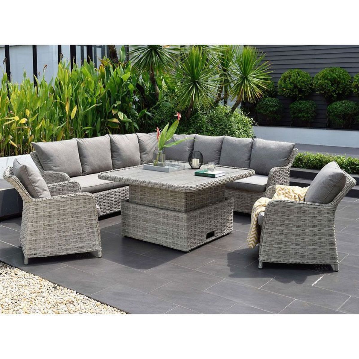 LifestyleGarden Samoa Modular Dining Set Tong Garden Centre