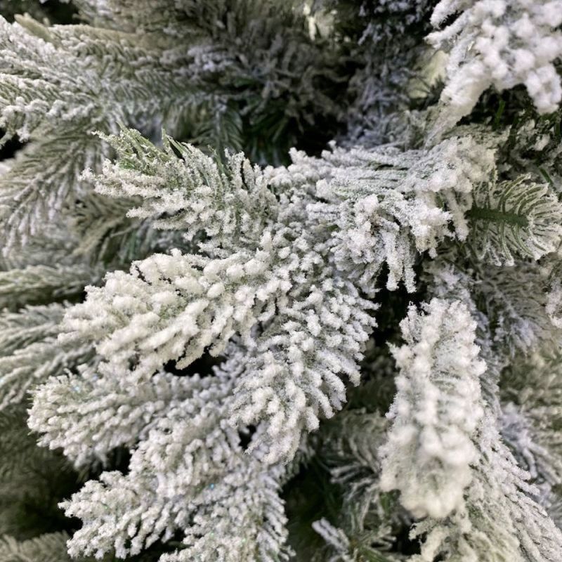 6FT Frosted Sunndal Fir Kaemingk Everlands Artificial Christmas Tree ...