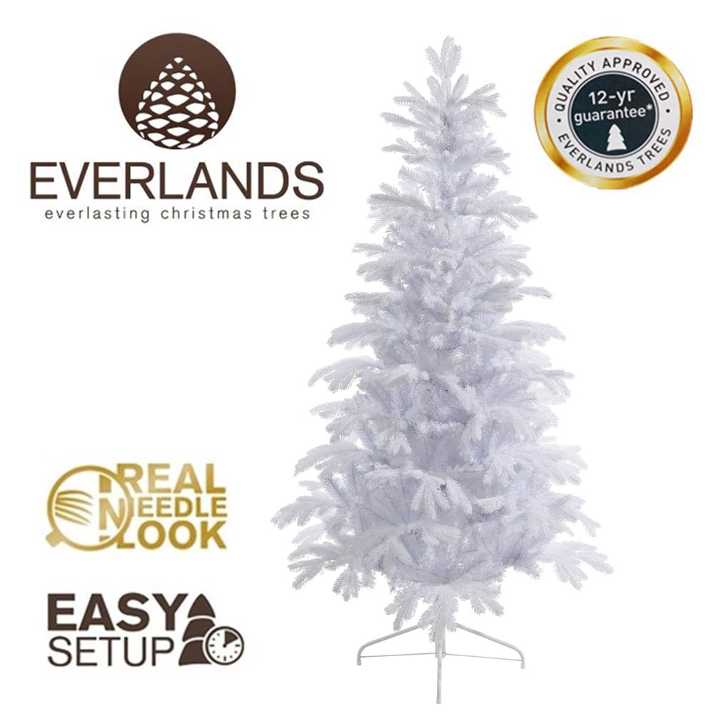 7FT Snowy Sunndal Fir Kaemingk Everlands Artificial Christmas Tree