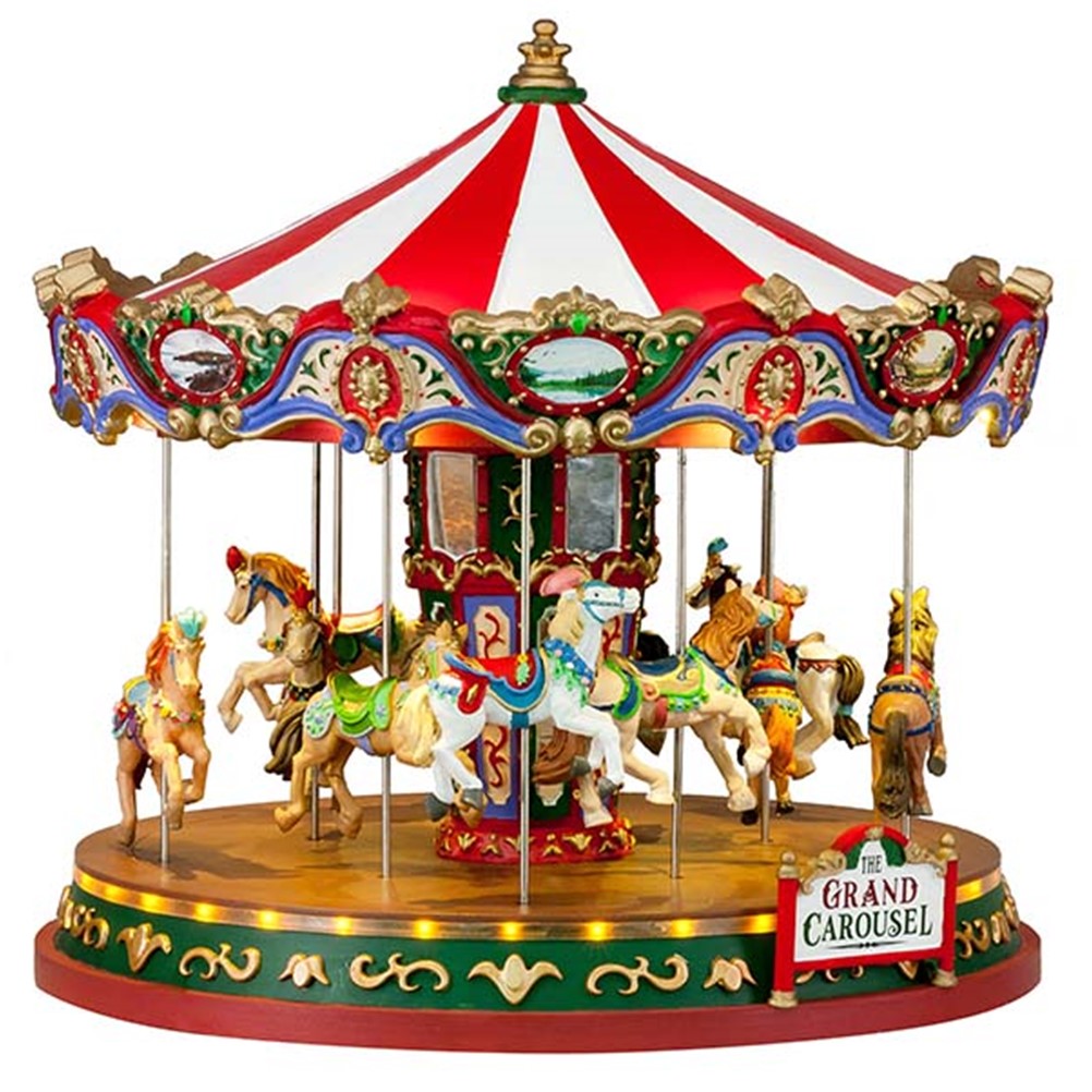 The Grand Carousel | Lemax Christmas Villages - Christmas Village ...