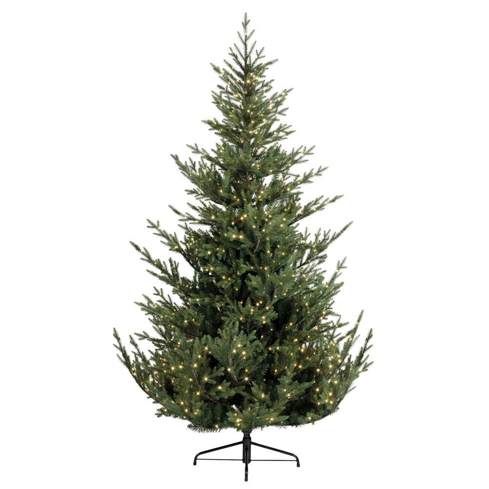 7FT Zermatt Spruce Pre-lit Kaemingk Everlands Christmas Tree | AT56