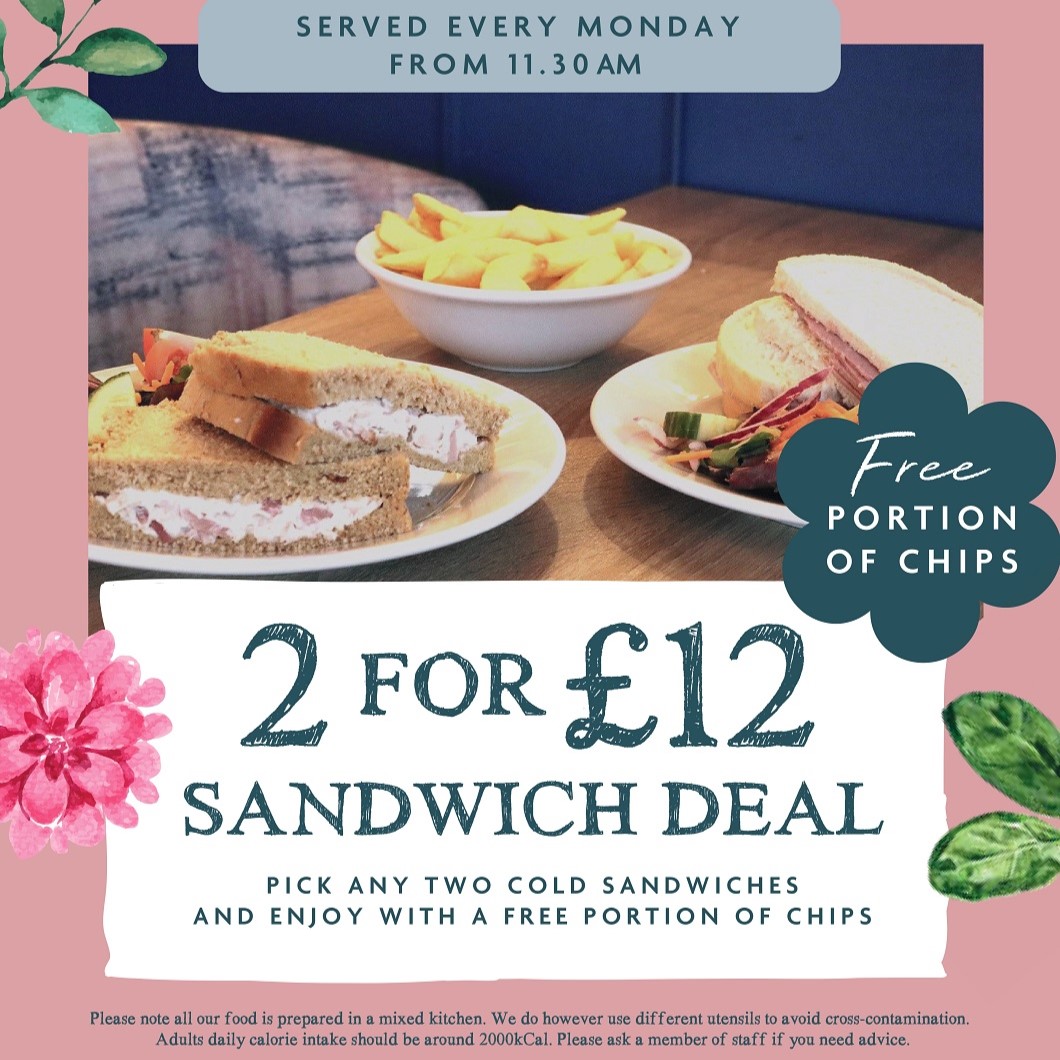 Blooms 2 For 12 Sandwich Deal 