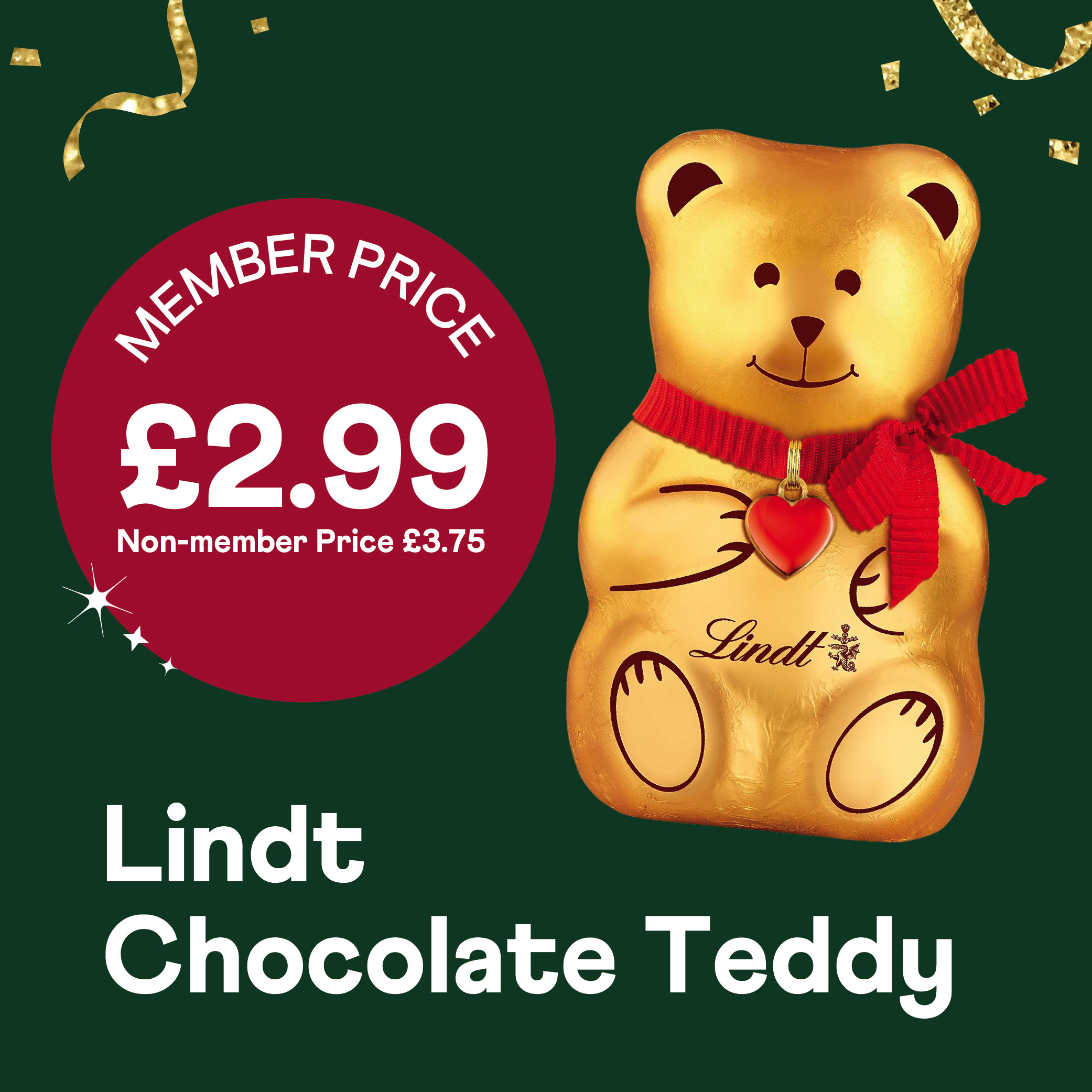 Lindt Chocolate Teddy